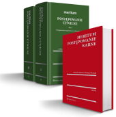 Pakiet MERITUM - Postępowanie cywilne. Postępowanie karne Pakiet MERITUM - Postępowanie cywilne. Postępowanie karne